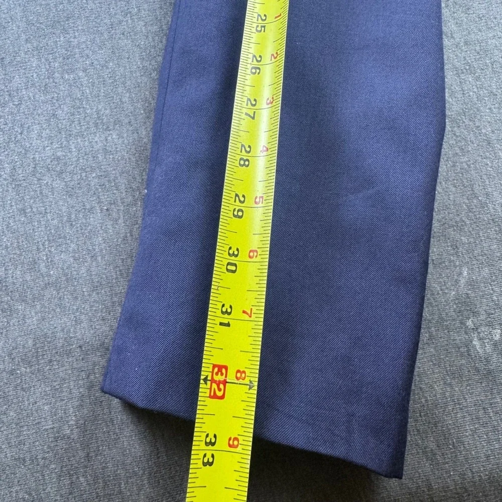 Jos A Bank Navy Blue 100% Wool  Two Piece Suit Men Blazer Pants Formal Business